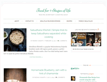 Tablet Screenshot of foodfor7stagesoflife.com